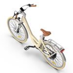 ADO Air 28 Pro E-Bike Pedelec 28 Zoll – Riemenantrieb, 2-Gang-Automatik, Heckmotor 250 W, Gepäckträger, Gelb - Image 8