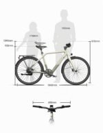 A Dece Oasis ADO Air30 Pro City E-Bike 28 Zoll mit Riemenantrieb – 370 Wh Akku, 3,5-Zoll-IPS-Display, ADO App, Grün - Image 7
