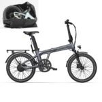 ADO Air 20 Pro Klapprad E-Bike 20 Zoll mit Riemenantrieb, Bafang 250 W, 50 Nm, ADO App – Dunkelgrau