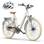 ADO Air 28 Ultra Pedelec 28 Zoll – City E-Bike mit Riemenantrieb, 3-Gang-Automatik, 250 W Heckmotor, Gelb