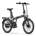 ADO Air 20 Pro Klapprad E-Bike 20 Zoll mit Riemenantrieb, Bafang 250 W, 50 Nm, ADO App – Dunkelgrau - Image 2