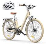 ADO Air 28 Pro E-Bike Pedelec 28 Zoll – Riemenantrieb, 2-Gang-Automatik, Heckmotor 250 W, Gepäckträger, Gelb