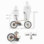 A Dece Oasis ADO Air Carbon E-Bike mit Riemenantrieb – Carbon City-E-Bike 14,5 kg, GPS, ADO App, IPS-Display, Weiß - Image 10