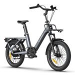 ADO Air One Pro/Ultra E-Bike mit Riemenantrieb – 20 Zoll Pedelec, BAFANG 250 W Motor, 2/3 Gang Automatik, Grau - Image 3