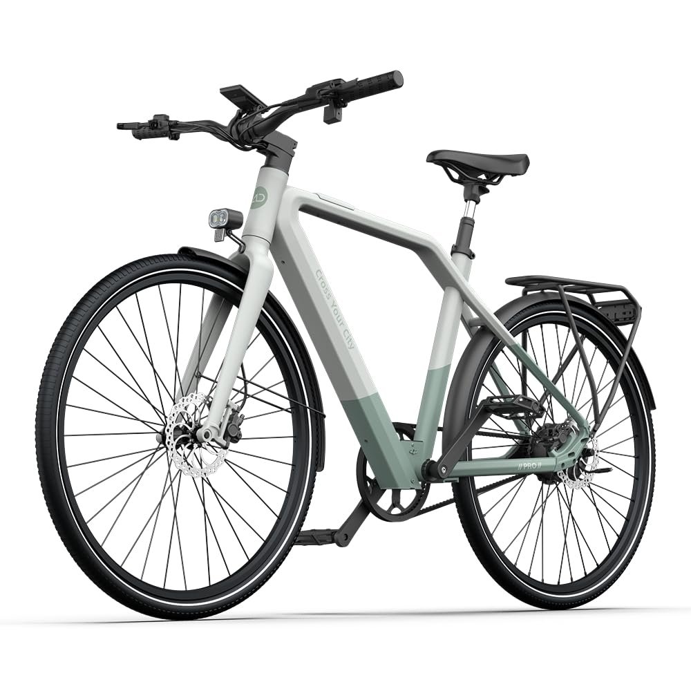 61xeNfsF3YL A Dece Oasis ADO Air30 Pro City E-Bike 28 Zoll mit Riemenantrieb – 370 Wh Akku, 3,5-Zoll-IPS-Display, ADO App, Grün - Image 1