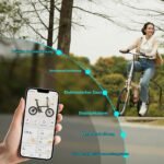 A Dece Oasis ADO Air Carbon E-Bike mit Riemenantrieb – Carbon City-E-Bike 14,5 kg, GPS, ADO App, IPS-Display, Weiß - Image 5